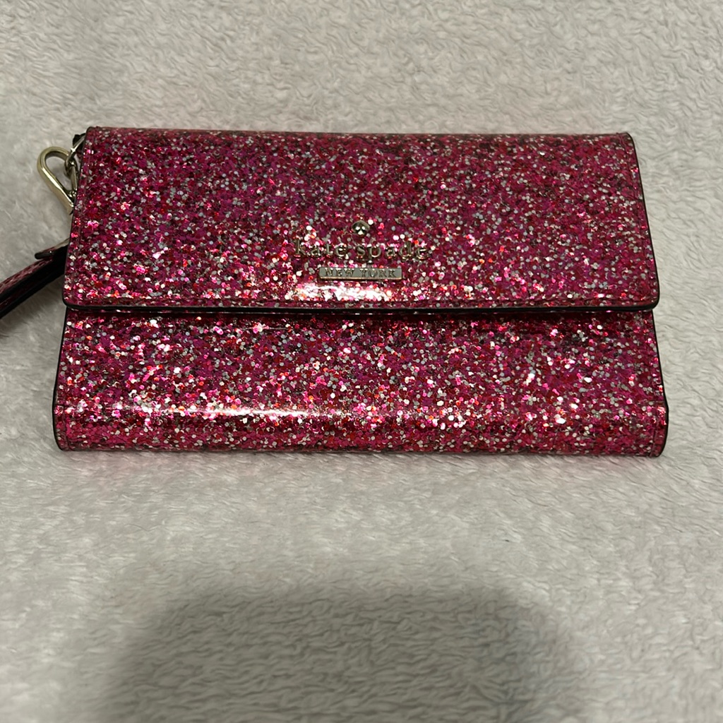 Glitter Kate Spade Wristlet
